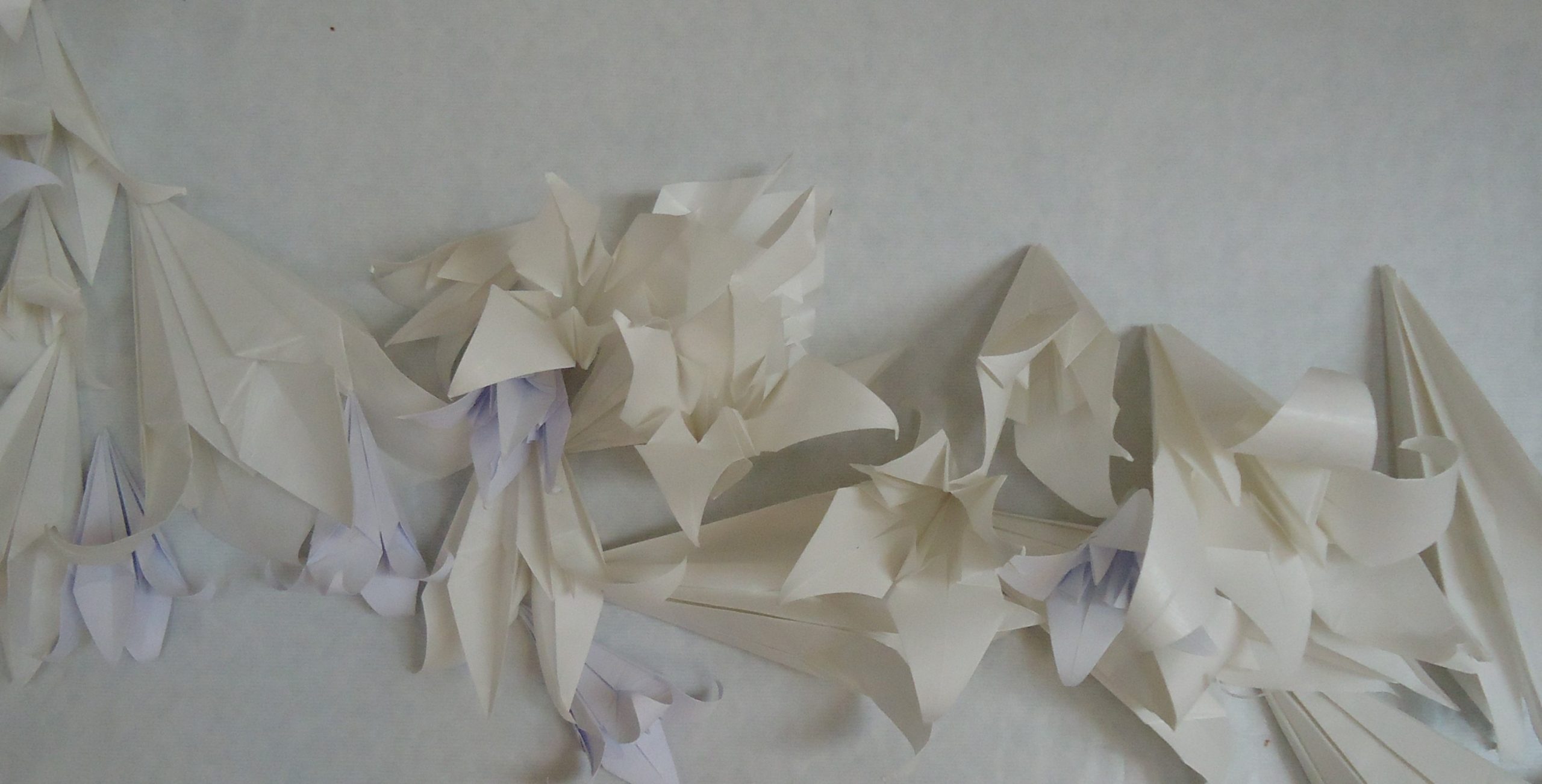 Fleur de lys en papier, origami