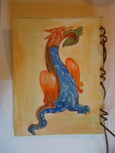 Dragon à l'aquarelle