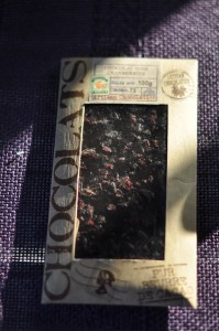 Chocolat noir cranberries