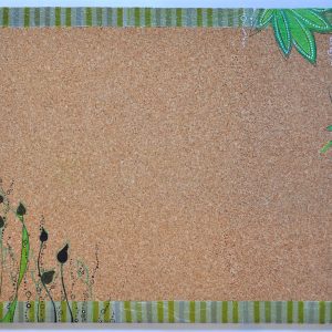 Tableau de liège vert