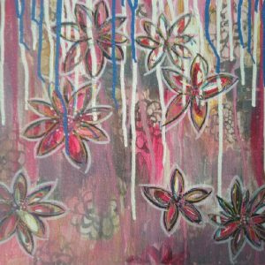 Fleurs et coulures