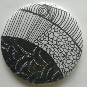 Badge magnet