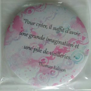 Badge magnet